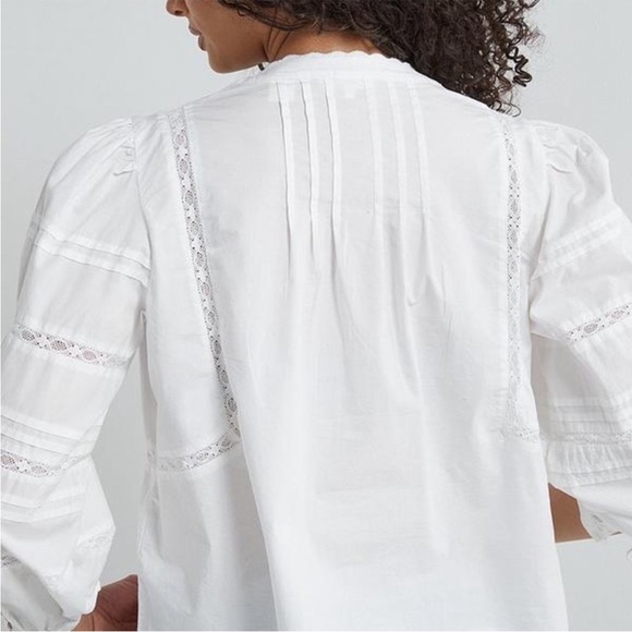 Levi’s Mandy Ling Sleeve Blouse Large New - Picture 6 of 8